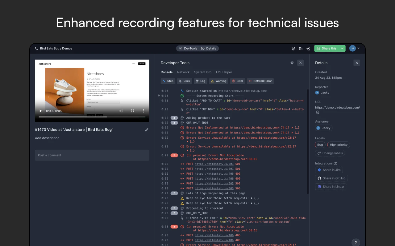 screenshot of Bird Eats Bug